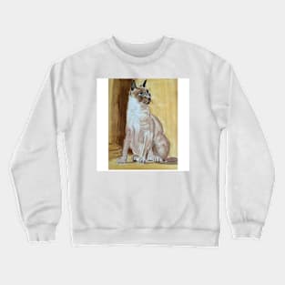 Burmese cat called Egypt Crewneck Sweatshirt
